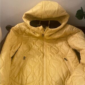 Polo by Ralph Lauren Yellow Puffer Jacket with Hood